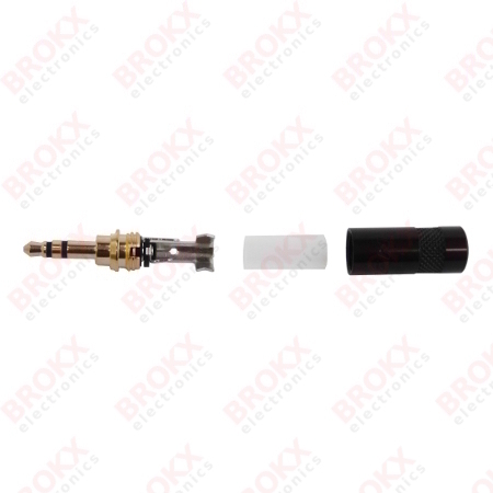 Jack 3.5 mm - male - stereo - metal - gold-plated