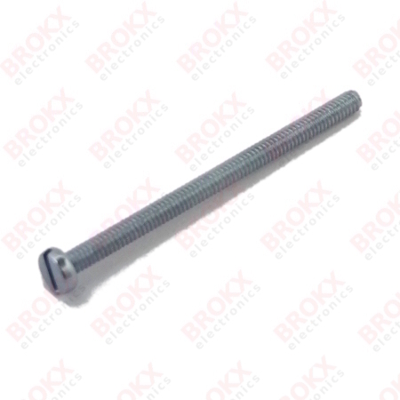 M2 x 30 Metal screw slotted galvanized - Click Image to Close