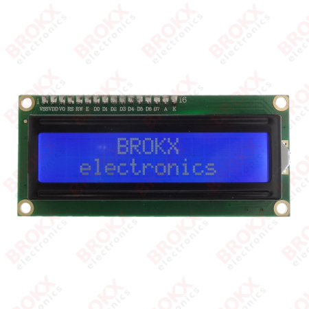 LCD 16x2 Blue I²C - Click Image to Close