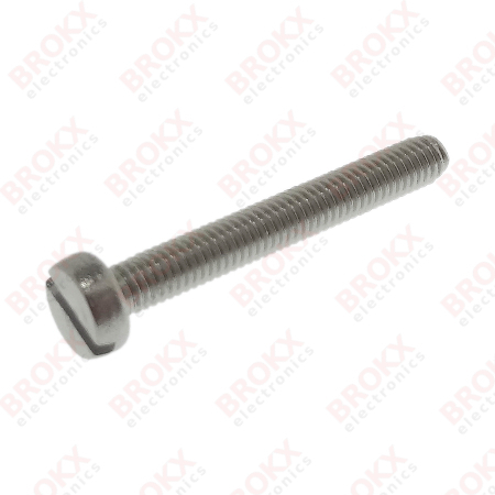 M3 x 22 Metal screw slotted stainless steel