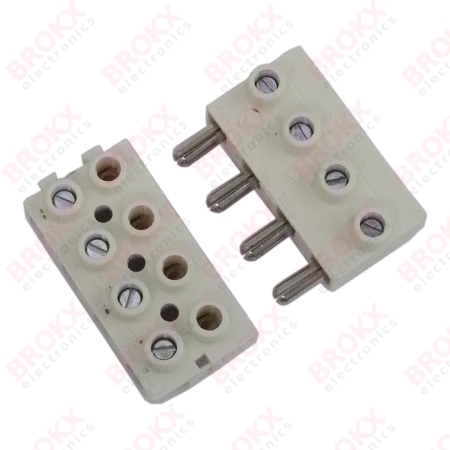 Pluggable terminal block strip (0.5 to 2.5 mm²) - Click Image to Close