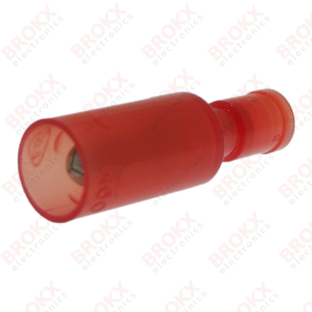 insulated male round connector from 0.75 - 1.25 mm² - Click Image to Close