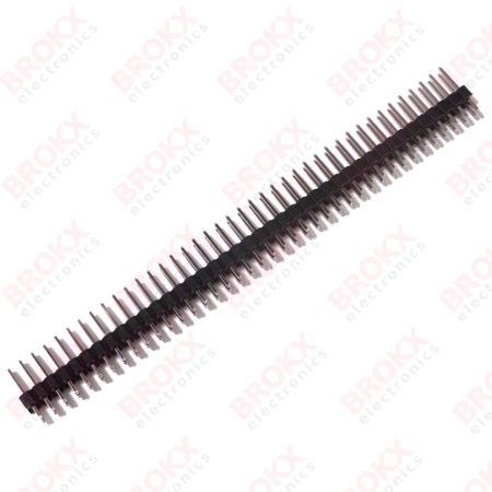 Header Pin Dubbel - steek 2,54 mm - 2x40 Header Pin Dubbel - steek 2,54 mm - 2x40