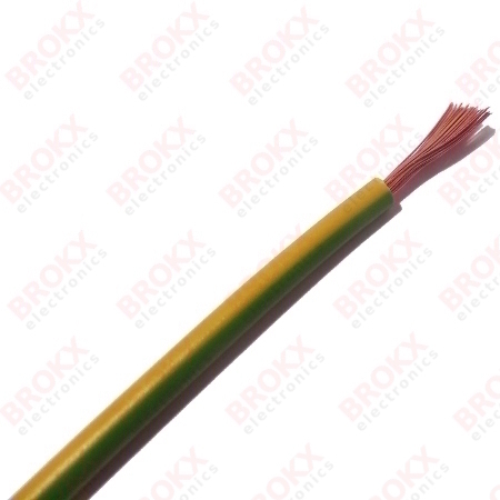 Flexibele draad 2,5 mm² Geel/Groen