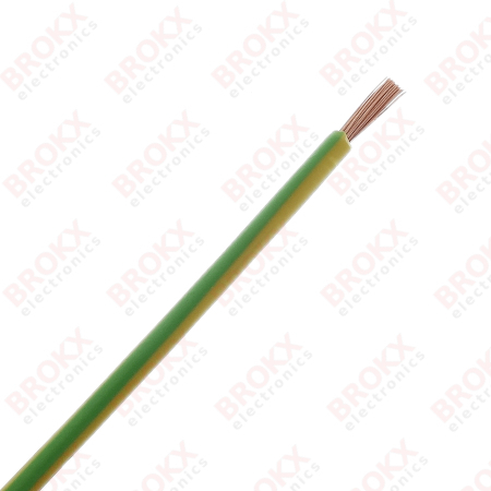 Stranded wire 2.5 mm² Yellow/Green - Click Image to Close