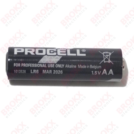 1.5 V Alkaline AA Procell - Click Image to Close