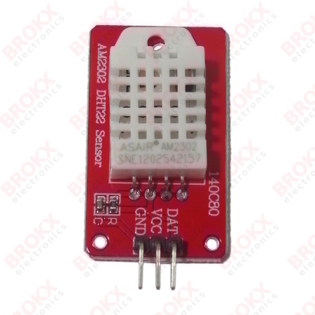 DHT22 temperatuur en luchtvochtigheid