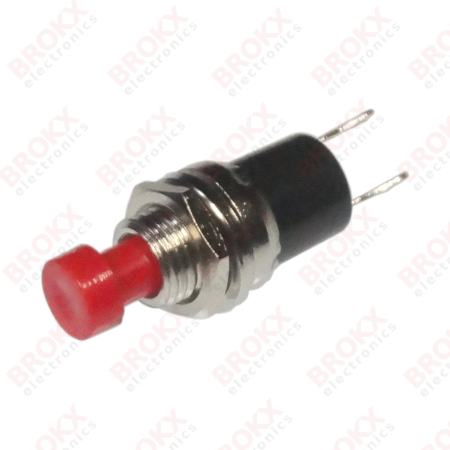 Drukknop schakelaar - maakcontact rood [ELEC4345] €1.20 : Electronics, Dé winkel voor uw elektronica componenten