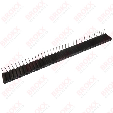 Header Pin Female Angled - pitch 2.54 mm - 1x36 - Click Image to Close