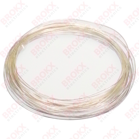 silver-plated copper wire 0.2 mm² 10 meter - Click Image to Close