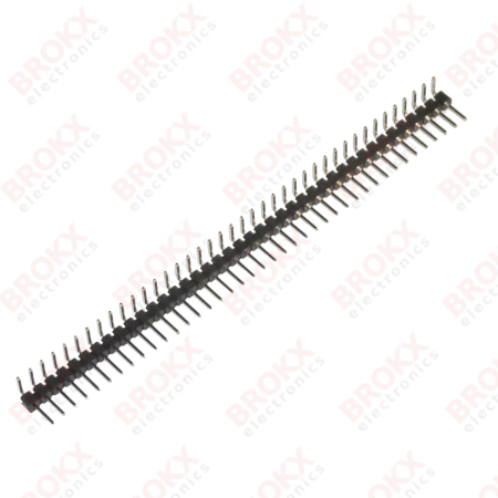 Header Pin Angled - pitch 2 mm - 1x40 - Click Image to Close