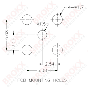 SMA Female PCB angled