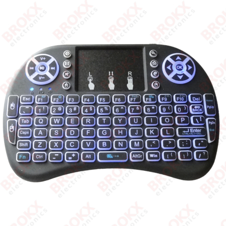 Draadloos mini toetsenbord met touchpad