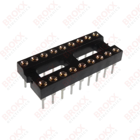 IC Socket - DIP 18 pins precision - Click Image to Close