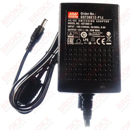 Power supply 12 VDC 3 A - Click Image to Close