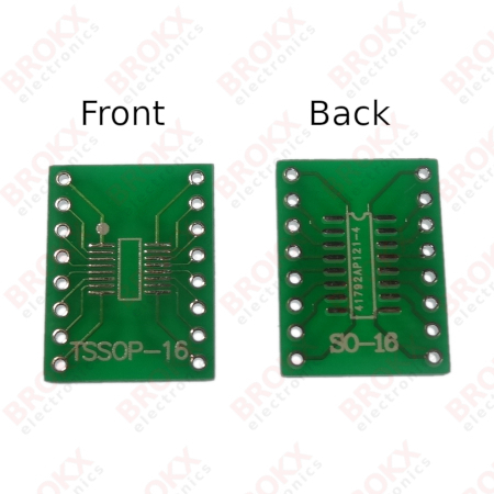 SO-16/SOIC-16/TSSOP-16 adapter board