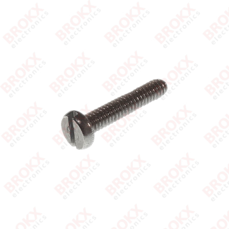 M2 x 10 Metal screw slotted stainless steel