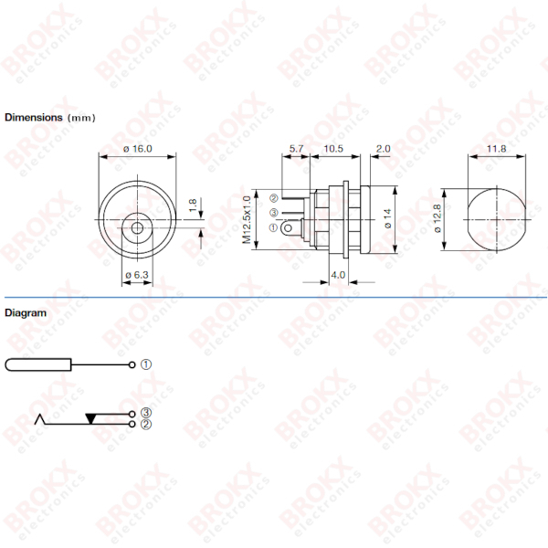 DC Panel connector male - 5.5 - 2.1 mm - Click Image to Close