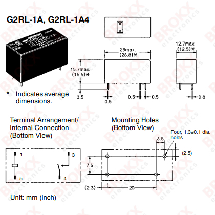 Enkel Maak Contact (SPST-NO) - 12 VDC