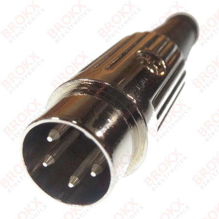 DIN plug 4 pins male