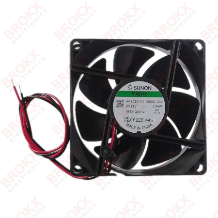 80x80x25 mm 12 VDC Fan