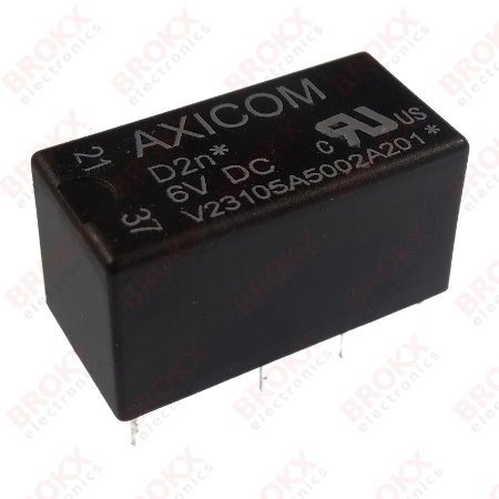 Double Change-over Contacts (DPDT) - 6 VDC