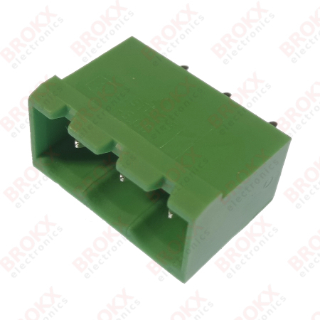 Pluggable screw terminal 3 pins - 5.08 mm pitch - PCB contact