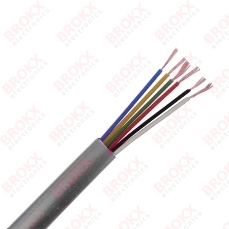 Telephone cable flat 6-wire