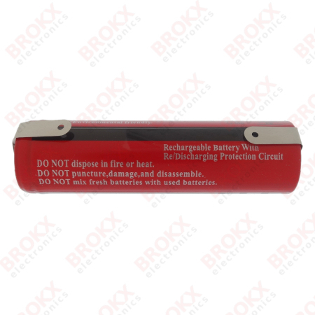 18650 Solder lugs 3000 mAh