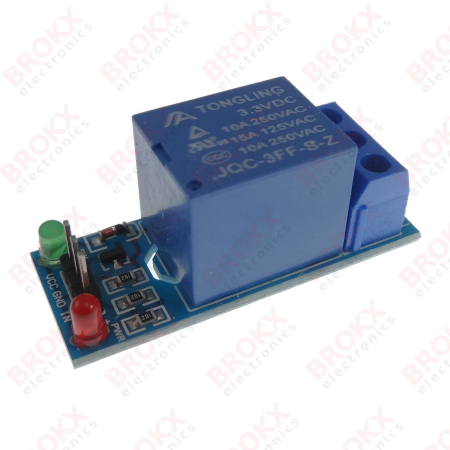 Relay module 3.3 V change-over