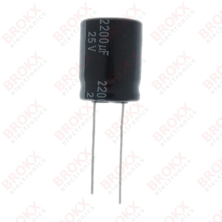 2200 µF 25 V 105 ºC