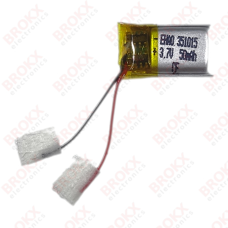 3,7 V LiPo 351015 50 mAh