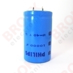10000 µF 40 V 105 ºC