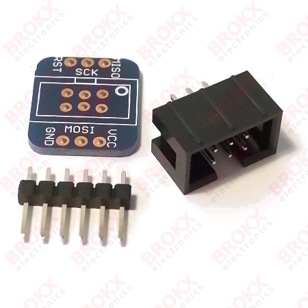 6-pin AVR ISP Breadboard Adapter - Click Image to Close