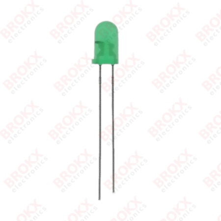 LED knipper groen 5 mm 3,5-14 V