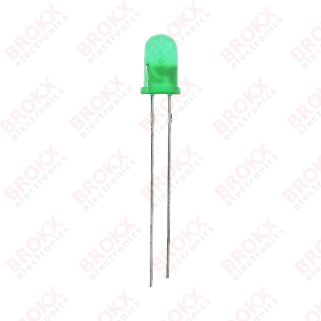 LED green 5 mm 12V