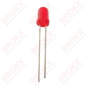 LED knipper rood 5 mm 9V