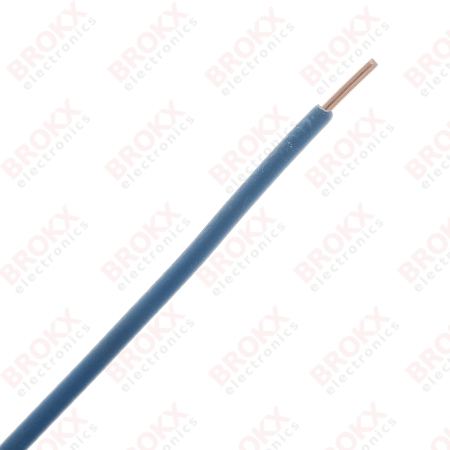 Housing wire 2.5 mm² (solid) Blue - Click Image to Close