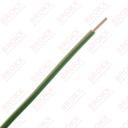 Housing wire 2.5 mm² (solid) Yellow/Green