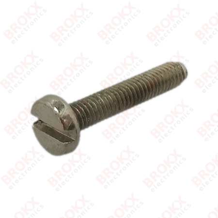 M3 x 16 Metal screw slotted galvanized - Click Image to Close