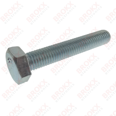 M10 x 60 Hexagon bolt galvanized - Click Image to Close