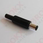 DC Power connector - male - 6.5 - 4.3 - 9.5 mm