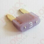 3 A Blade fuse mini 11.1 mm - Click Image to Close