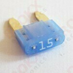 15 A Blade fuse mini 11.1 mm