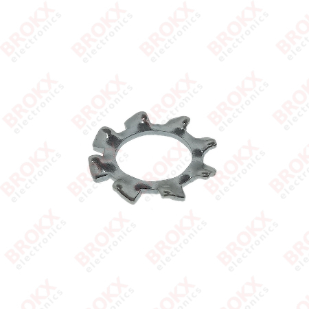 M8 Externally serrated washer steel