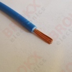 Stranded wire 1.5 mm² H07 V-K Blue - Click Image to Close