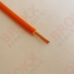 Flexibele draad 1,5 mm² H07 V-K Oranje