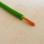 Flexibele draad 1,5 mm² H07 V-K Groen