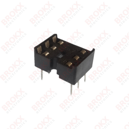 IC Socket - DIP 6 pins - Click Image to Close