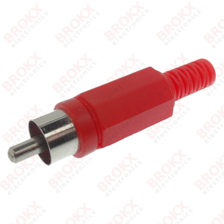 RCA plug budget - red - Click Image to Close